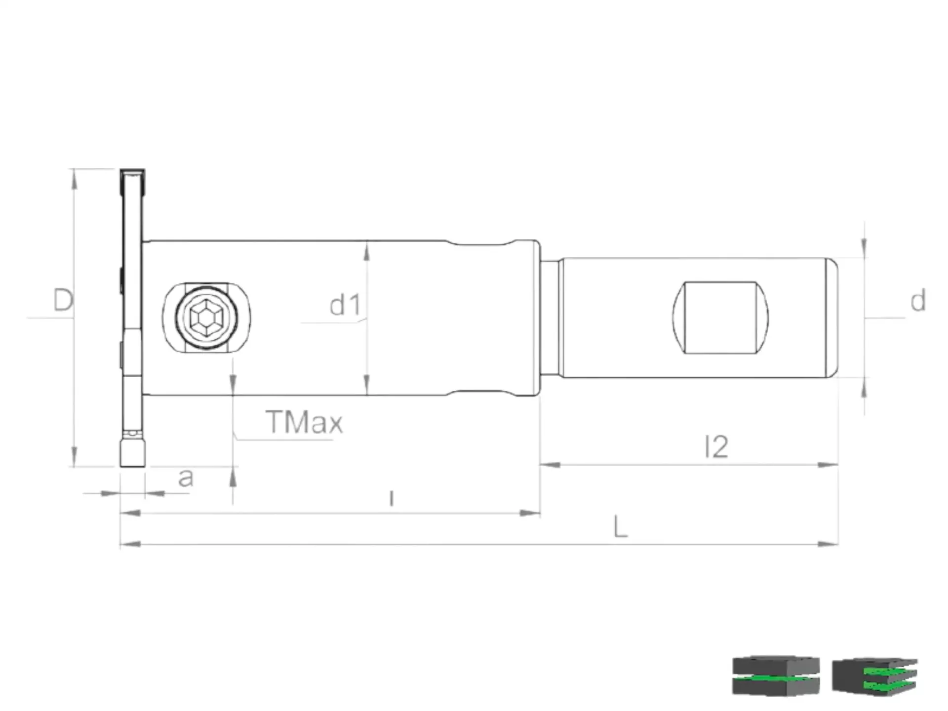 DKT MGM. 3C / 4C / 5C T SLOT MILLS