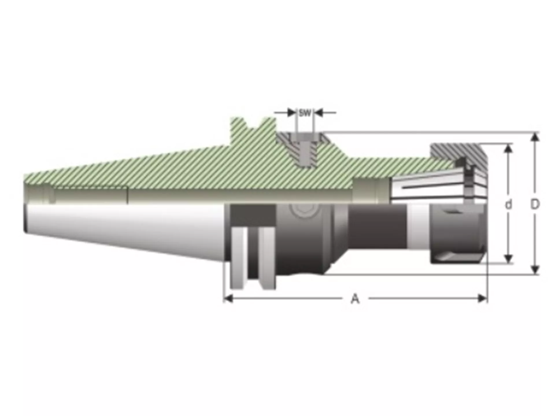 DIN 69871 AD SK HASSAS AYARLANABİLEN PENS BAŞLIKLARI